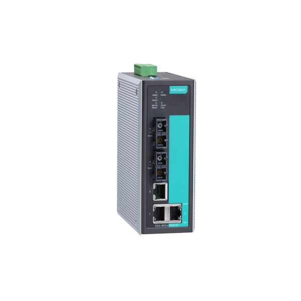 Entry-Level Mgd Eth. Swtch W/ 3 10/100Baset(X)Ports, Eds-405A-Mm-Sc